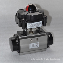 China made cheap price high quality electric ball valve with APL2N limited switch box by signal indicator